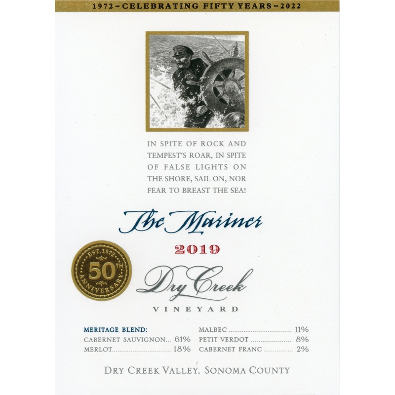 DRY CREEK MARINER 2019 750 mL