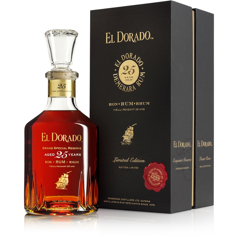 EL DORADO 25 YEAR RUM 750 ML