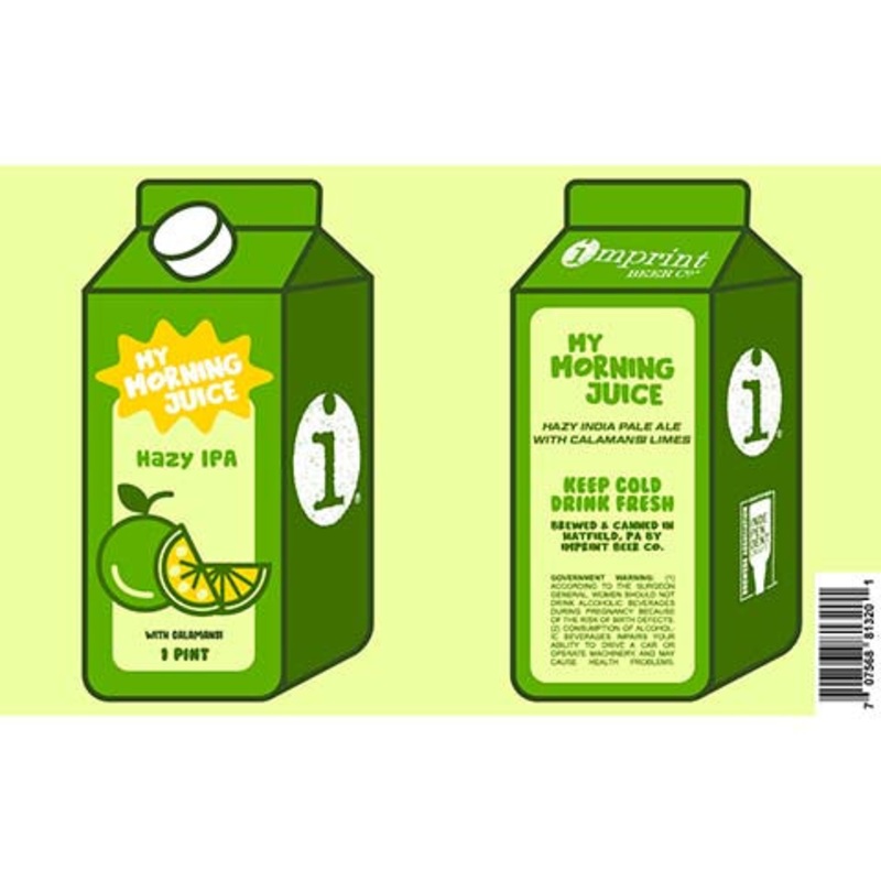 Imprint My Morning Juice Hazy IPA (Calamansi) 16OZ SINGLE CAN