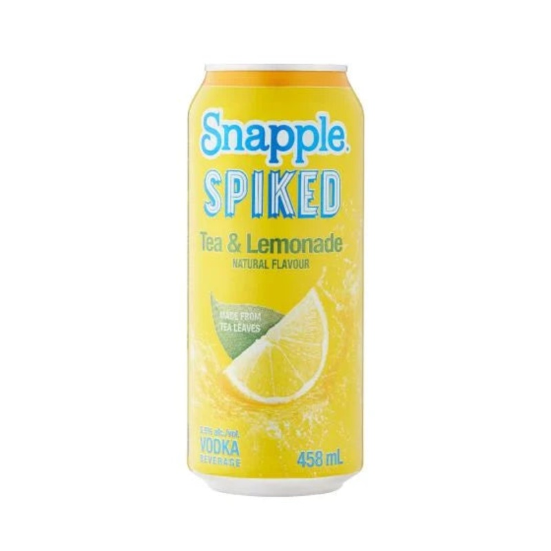 SNAPPLE SPIKED TEA & LEMONADE VODKA 458ML @ MacTaggart Ridge [1004539] 458 ml