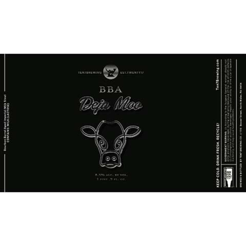 BBA Deja Moo Bourbon Barrel Aged Imperial Milk Stout 500ML BTL