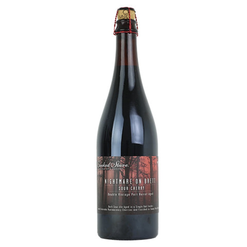 Crooked Stave Nightmare On Brett Sour Cherry (Harvest 2017) Double Vintage Port Barrel 750ML BTL