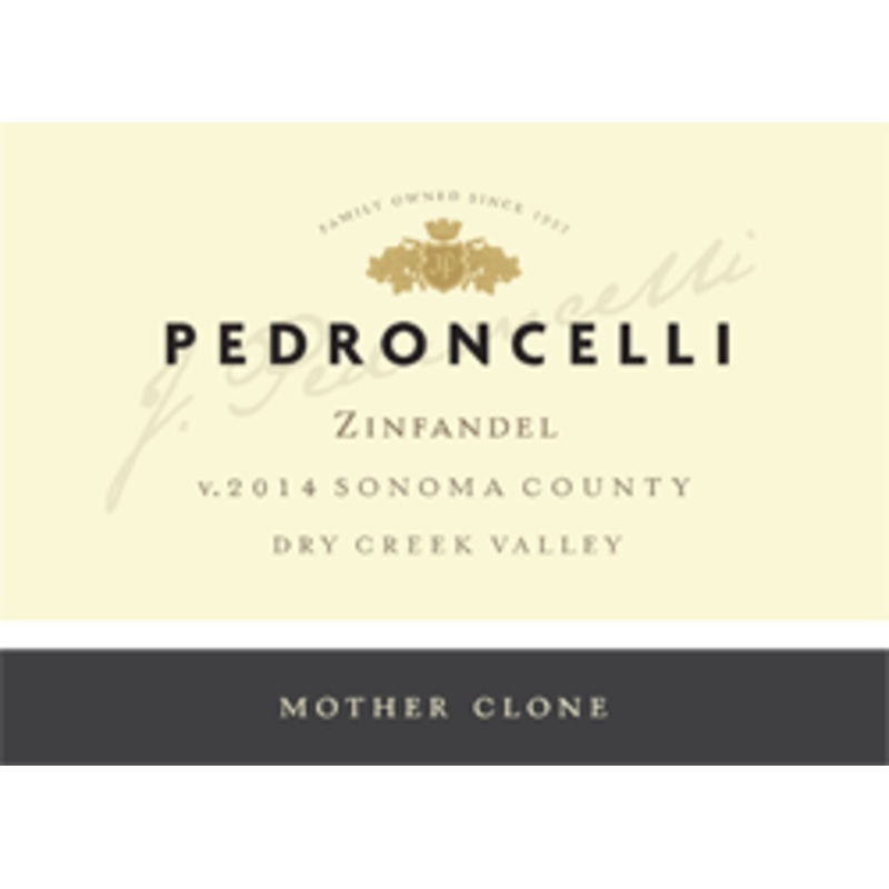 PEDRONCELLI ZINFANDEL MOTHER CLONE DRY CREEK 2020 750 mL