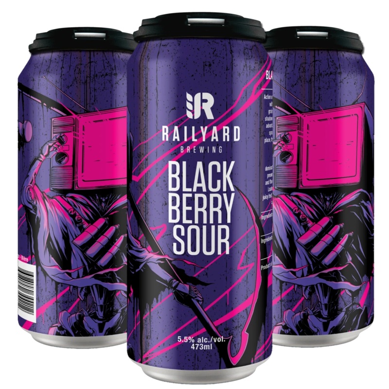 RAILYARD BLACKBERRY SOUR 473ML 4PK CAN @ Airdrie [1034061] 1892 ml