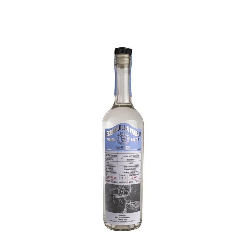 Sotol Parejo Lechuguilla Parejo Juan Fernandez Wild Cenizo Sotol 46.02% Alc 750mL