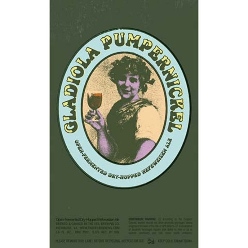 The Veil Gladiola Pumpernickel Hefeweizen Ale 16OZ SINGLE CAN