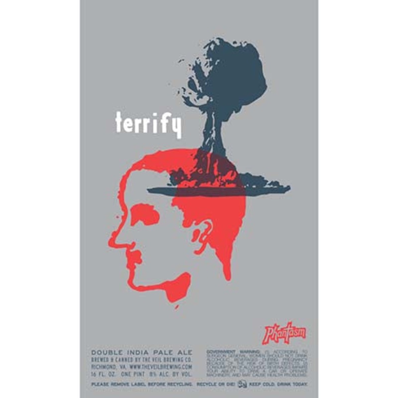 The Veil Terrify DIPA 16OZ SINGLE CAN