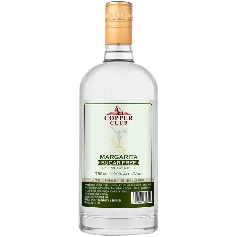 COPPER CLUB SUGAR FREE MARGARITA 750ML @ Windermere [1055471] 750 ml
