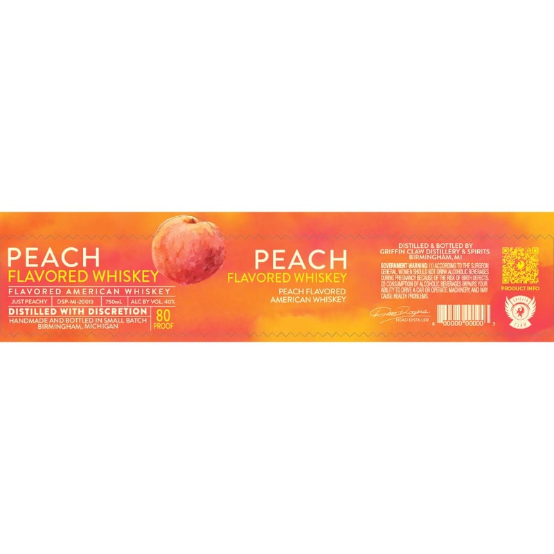 Griffin Claw Peach Flavored Whiskey