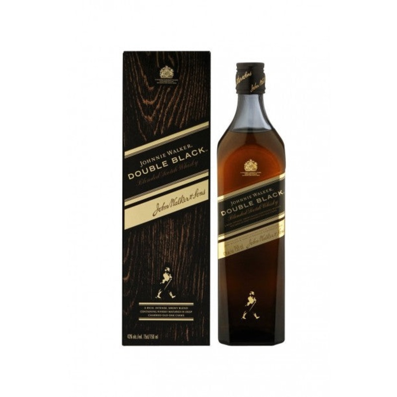 JOHNNIE WALKER DOUBLE BLACK 750 ML