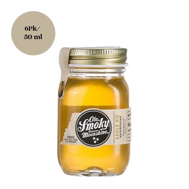 Ole Smoky Moonshine Mini Apple Pie Moonshine 6pk 50mL Shots