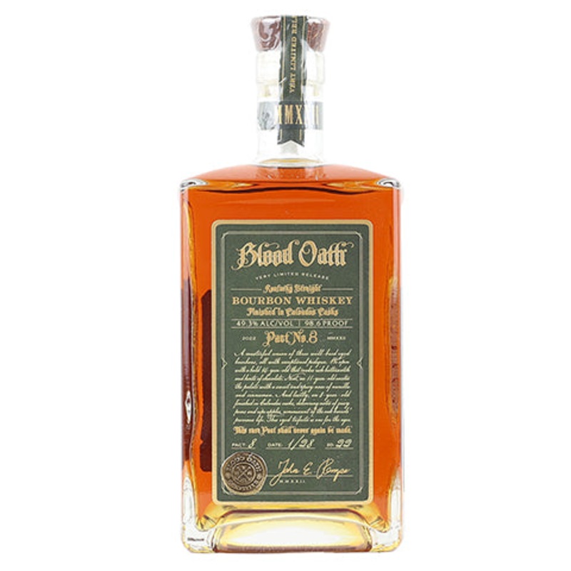 Blood Oath Pact No. 8 Bourbon Whiskey 750ML BTL