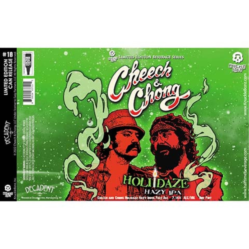 Decadent Cheech & Chong Holidaze Hazy IPA 16OZ SINGLE CAN