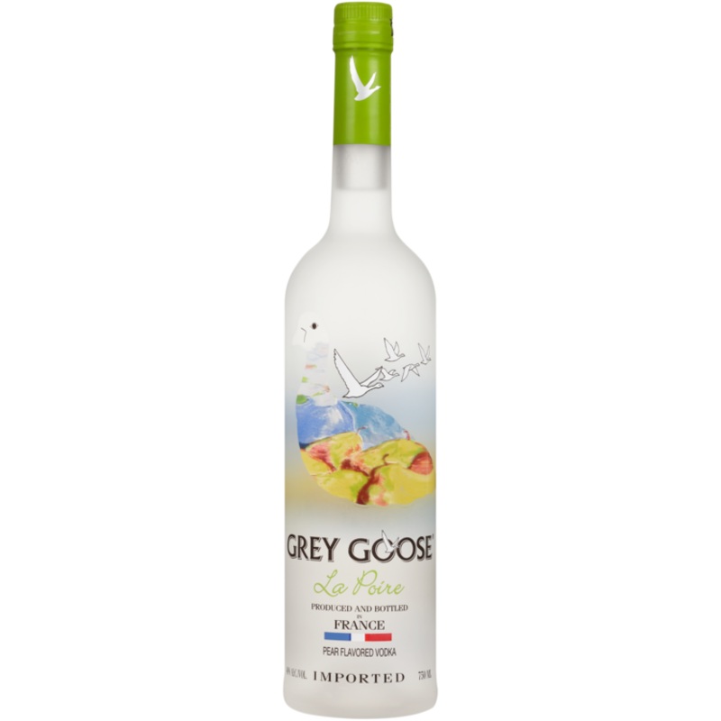 GREY GOOSE PEAR FLAVORED VODKA LA POIRE 80 750ML 750ML