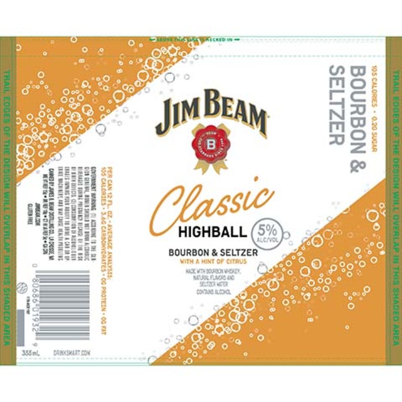 Jim Beam Classic Highball 12OZ SINGLE CAN