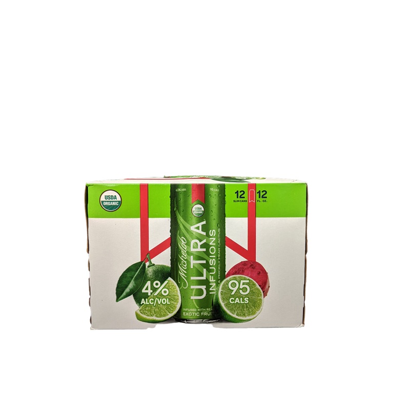 Michelob Ultra Infusions Prickly Pear Citrus 12 Pack Cans