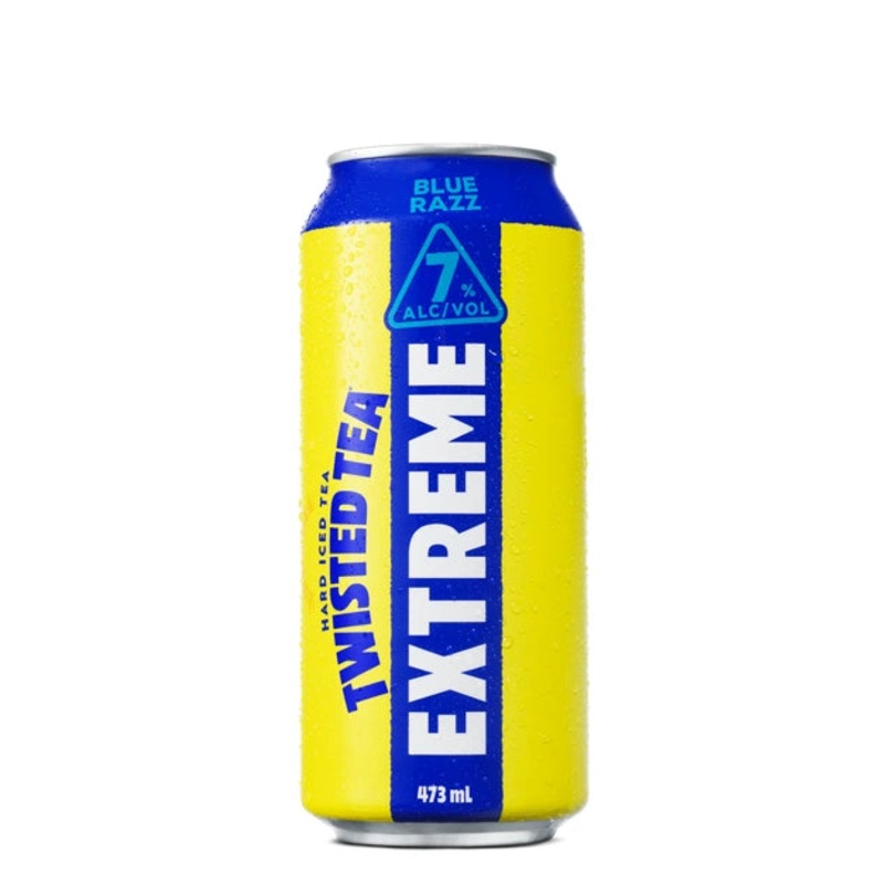 TWISTED TEA EXTREME 7% BLUE RAZZ 473ML CAN @ Lethbridge [1056378] 473 ml