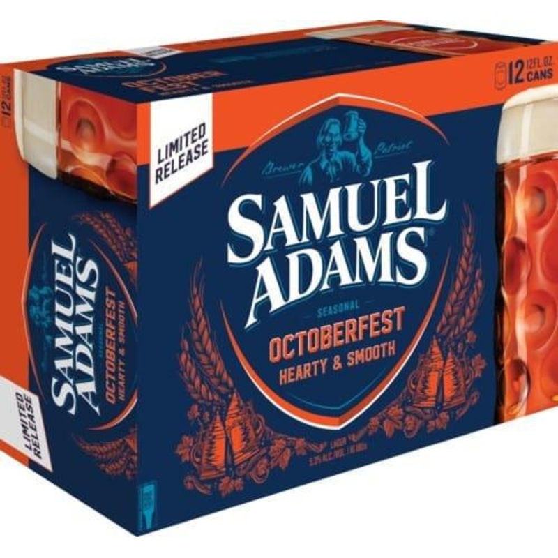 Beer Sam Adams 12pk Can Octoberfest