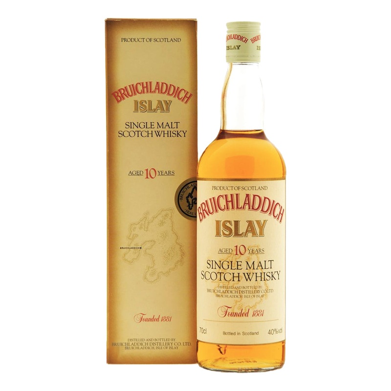 Bruichladdich 10 Year Old 1980s Bottling Islay Single Malt Scotch Whisky