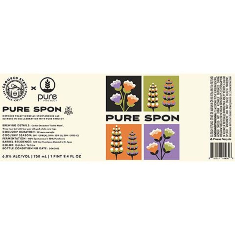 Crooked Stave Pure Spon 750ML BTL