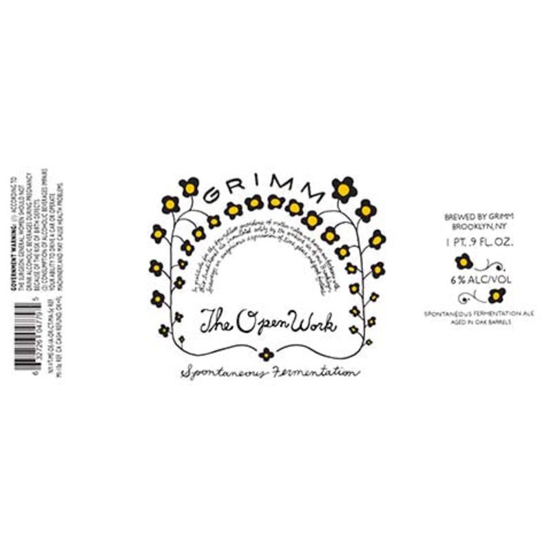 Grimm The Open Work Spontaneous Fermentation Ale 500ML CAN