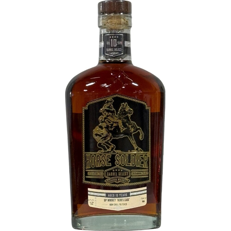 Horse Soldier X Sip Whiskey Heros Cask 10 Year Old Barrel Select Bourbon