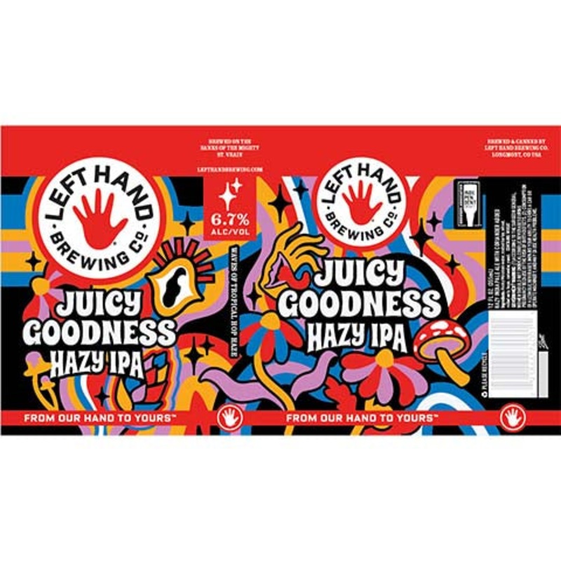 Left Hand Juicy Goodness Hazy IPA 12OZ SINGLE CAN
