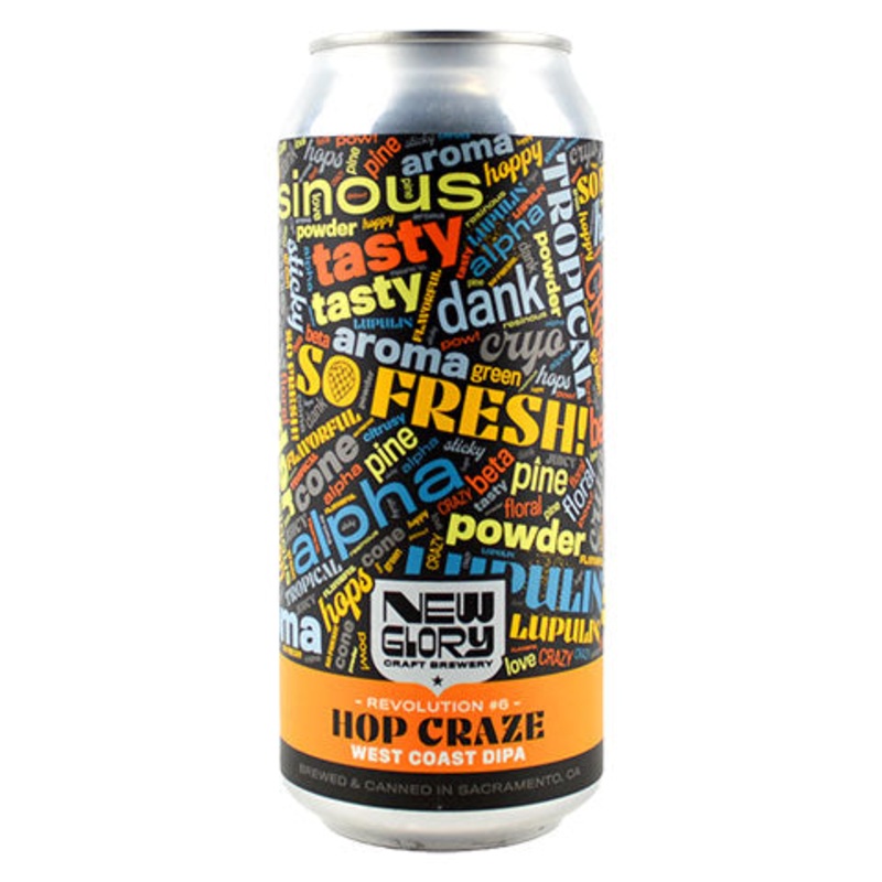 New Glory Hop Craze Revolution #6 DIPA 16OZ SINGLE CAN