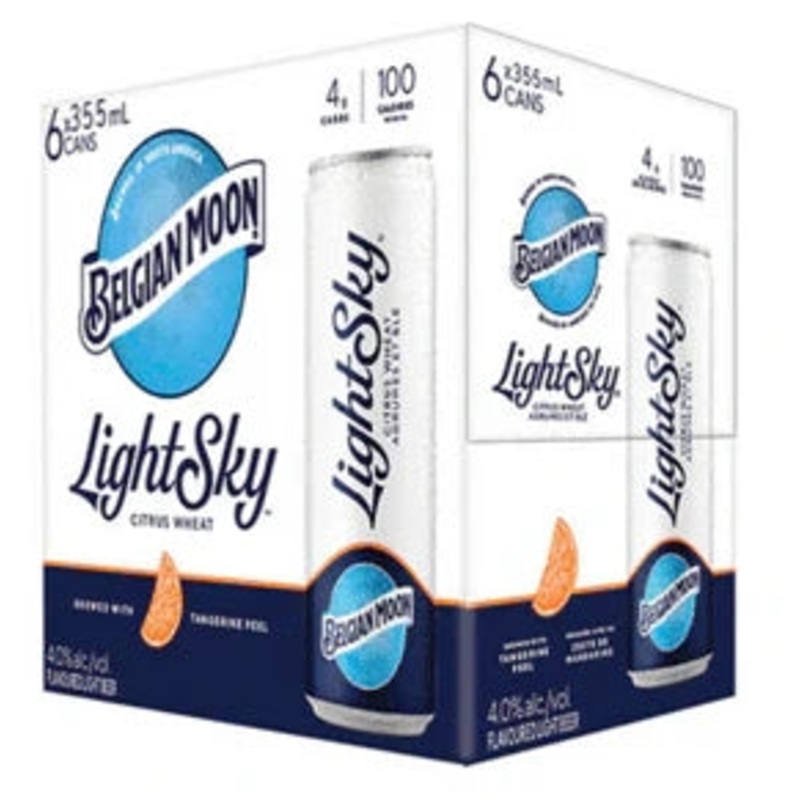 BLUE MOON LIGHT SKY WHEAT ALE 355ML 6PK CAN @ Sage Hill [1023837] 2130 ml
