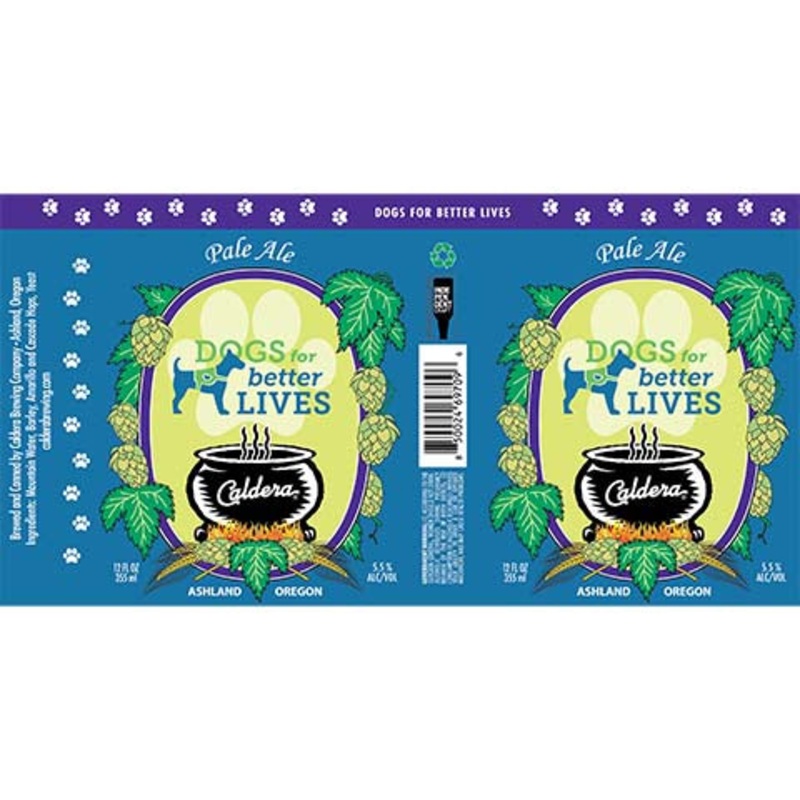 Caldera Dogs for Better Lives Pale Ale 12OZ SINGLE CAN