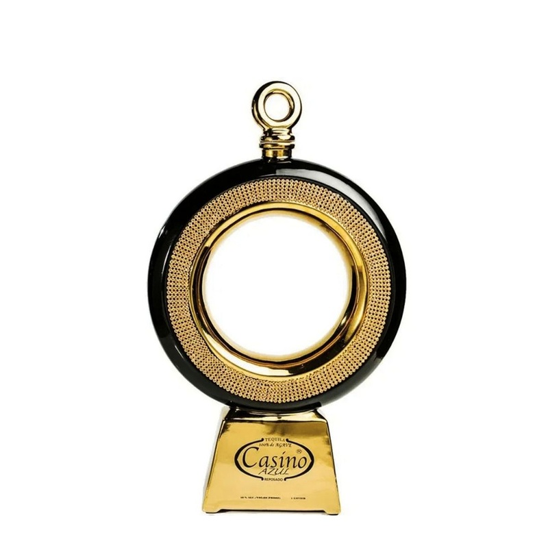 Casino Azul Reposado Tequila 1L Ring Bottle