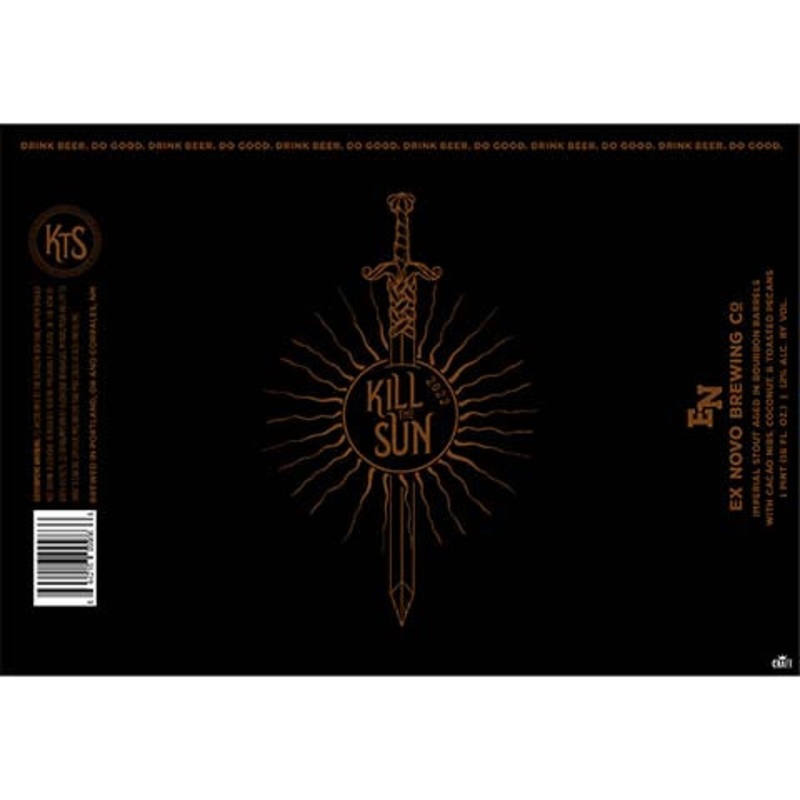 Ex Novo Kill The Sun German Chocolate Cake Imperial Stout 16OZ SINGLE CAN
