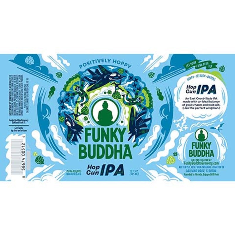 Funky Buddha Hop Gun IPA 12OZ SINGLE CAN