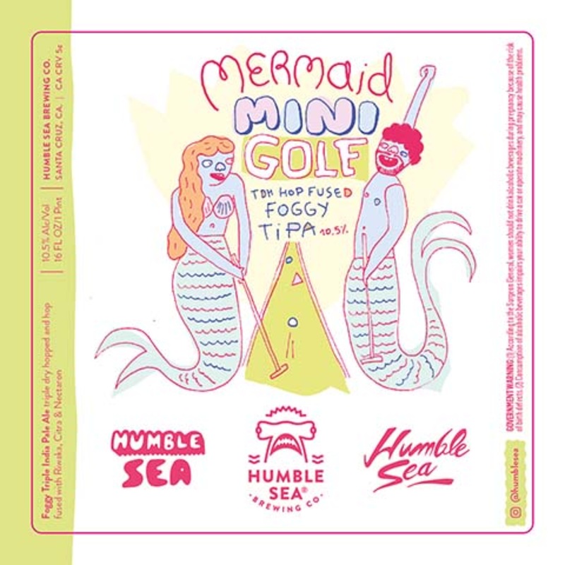 Humble Sea Mermaid Mini Golf Foggy TIPA 16OZ SINGLE CAN