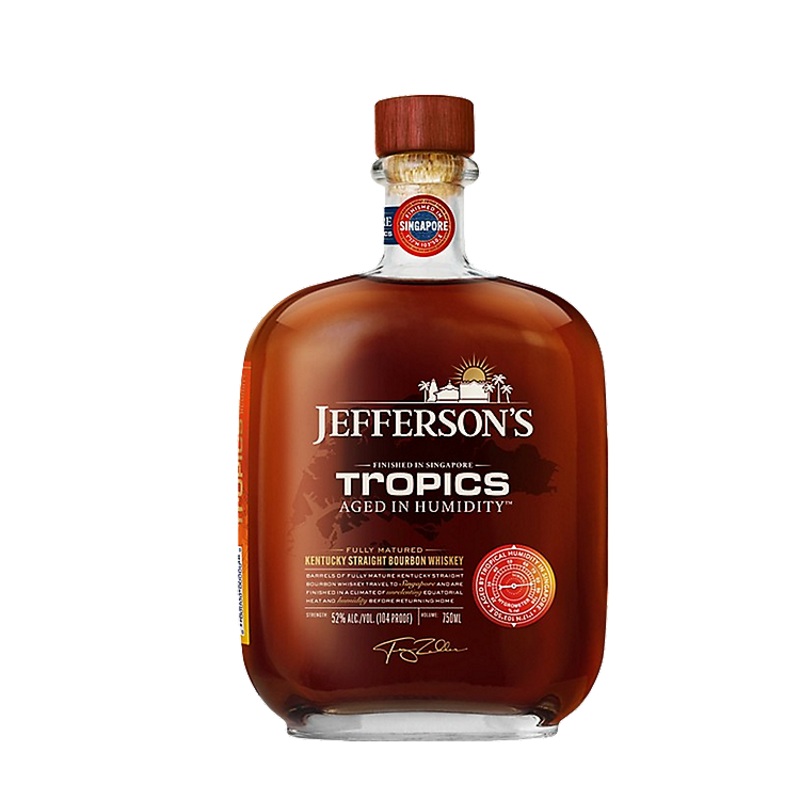 JEFFERSON'S STRAIGHT BOURBON TROPICS AGED IN HUMIDITY 104 750ML 750ML