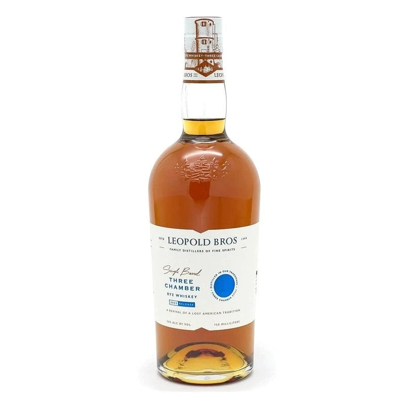 Leopold Bros. Three Chamber 2022 Release Single Barrel Rye Whiskey 750ML BTL