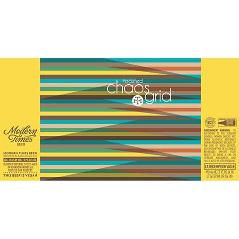 Modern Times Toasted Chaos Grid Imperial Stout 22OZ SINGLE BTL