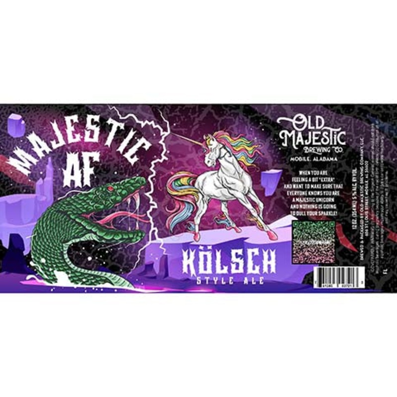Old Majestic Majestic AF Kolsch Ale 12OZ SINGLE CAN