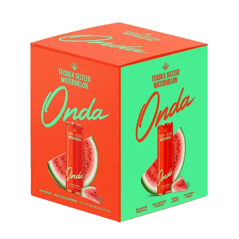 Onda Watermelon Tequila Seltzer 4PK