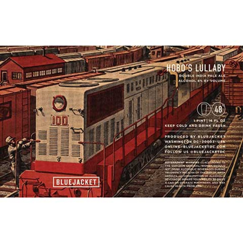 Bluejacket Hobo's Lullaby DIPA 16OZ SINGLE CAN