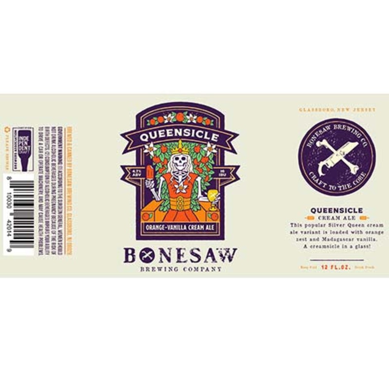 Bonesaw Queensicle Cream Ale 12OZ SINGLE CAN