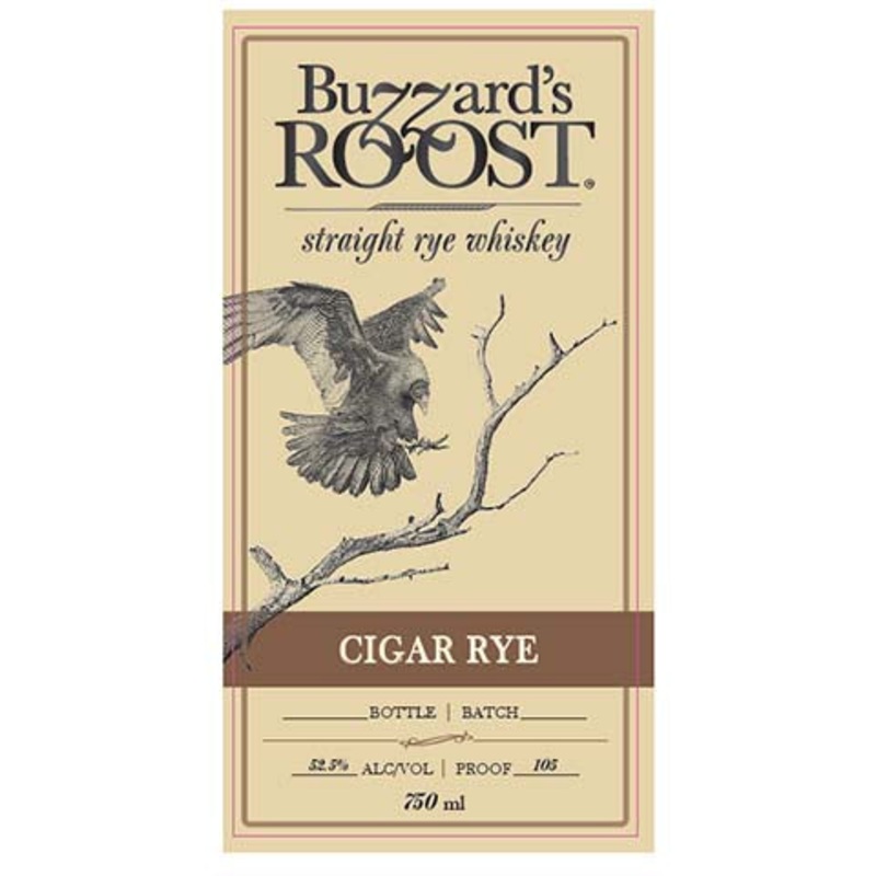 Buzzard's Roost Cigar Rye Straight Rye Whiskey 750ML BTL