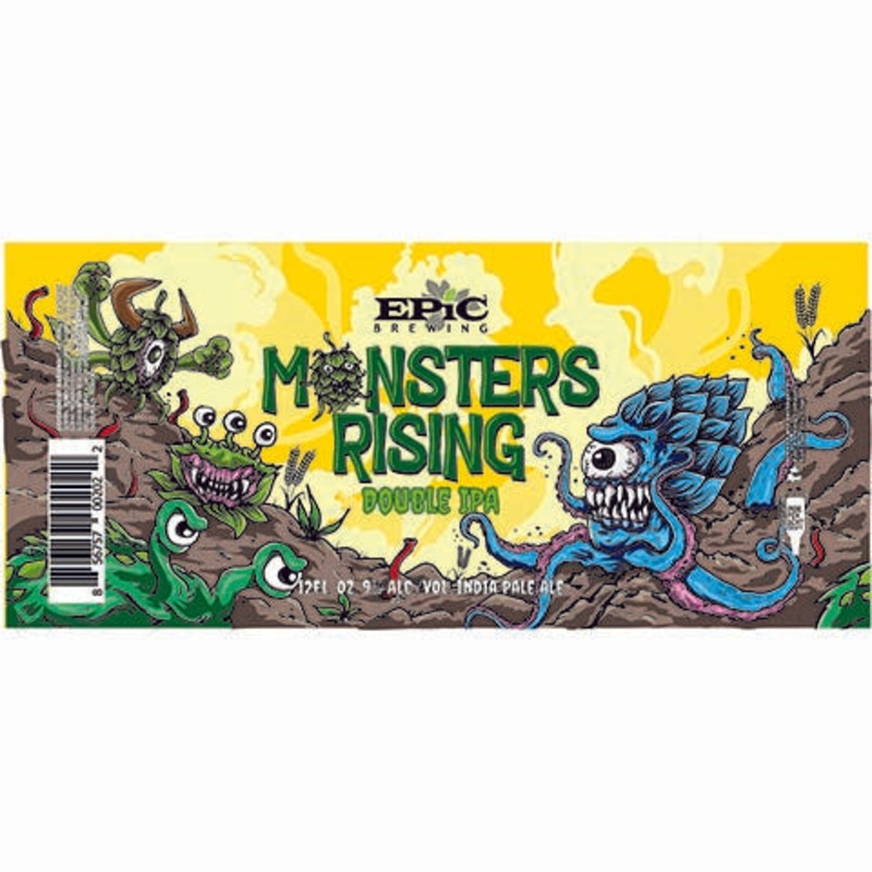 Epic Monsters Rising DIPA 12OZ SINGLE BTL