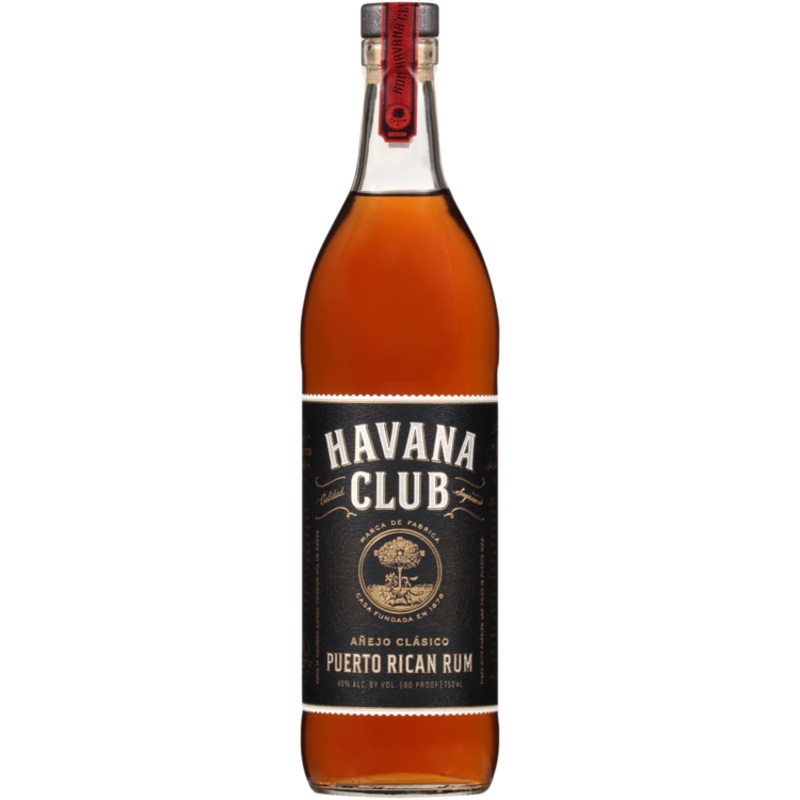 HAVANA CLUB AGED RUM ANEJO CLASICO 80 750ML 750ML