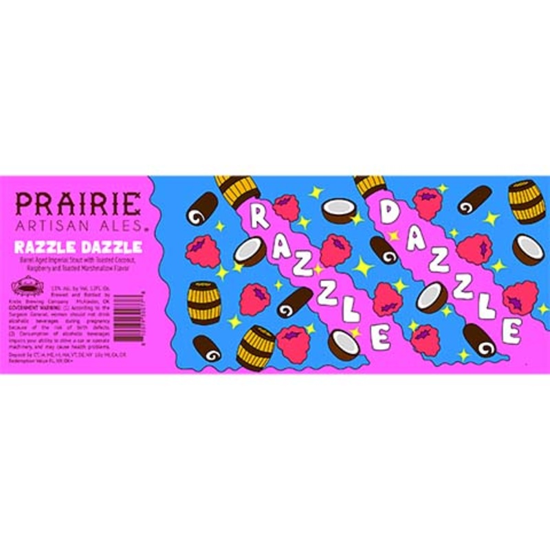 Prairie Razzle Dazzle Imperial Stout 12OZ SINGLE BTL