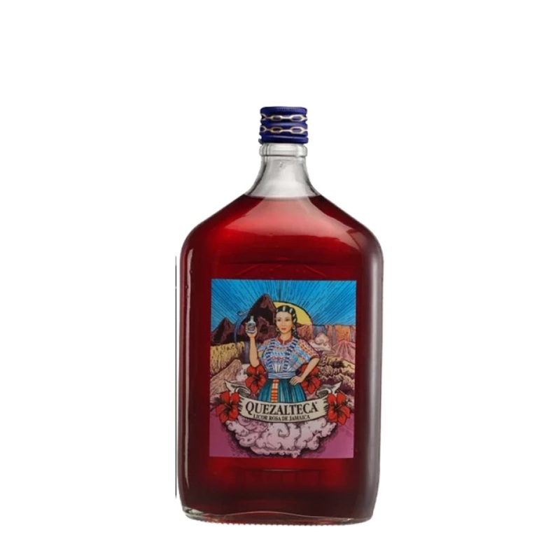 Quezalteca Rosa de Jamaica-Hibiscus Aguardiente 1L