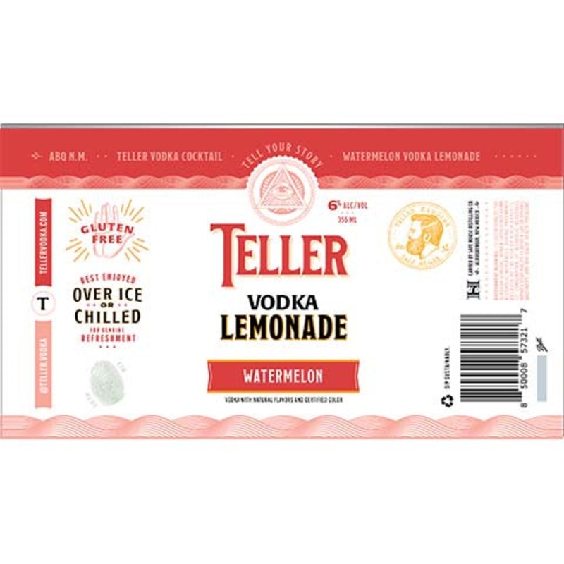 Teller Watermelon Vodka Lemonade 355ML CAN