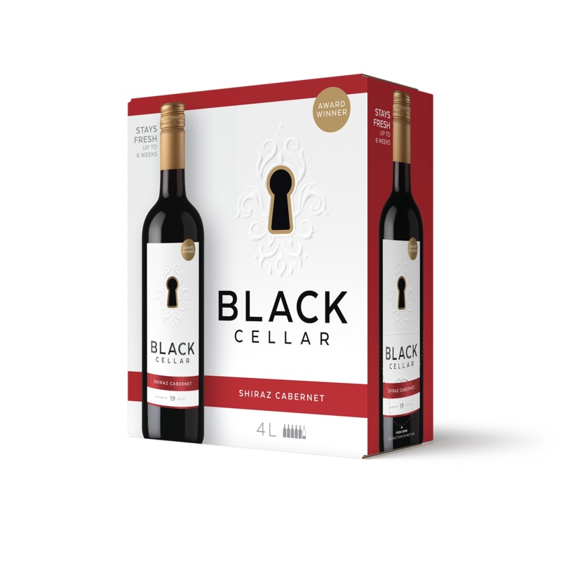 BLACK CELLAR SHIRAZ CABERNET SAUVIGNON 4L @ Red Deer [1040913] 4000 ml