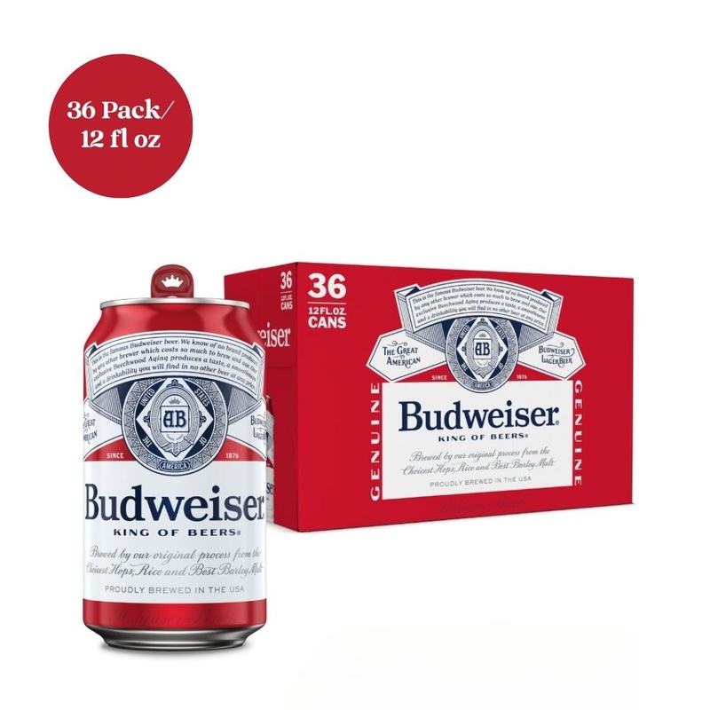 Budweiser Beer 36pk 12 fl oz Cans