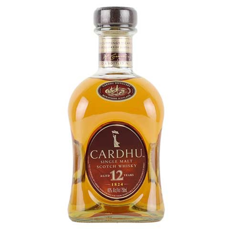 Cardhu 12-Year Single Malt Scotch Whisky 750ML BTL